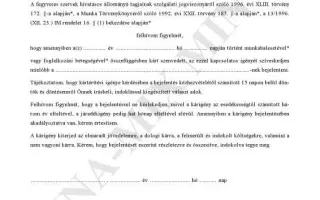 24. sz. mell. Felhívás kárigény bejelentésére 1